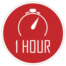 One hour - On Site Scheduled Service